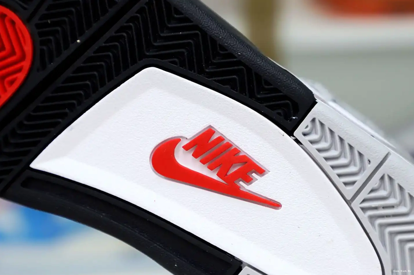 White Jordan 4 Kimikick Retro Air Cement 0328